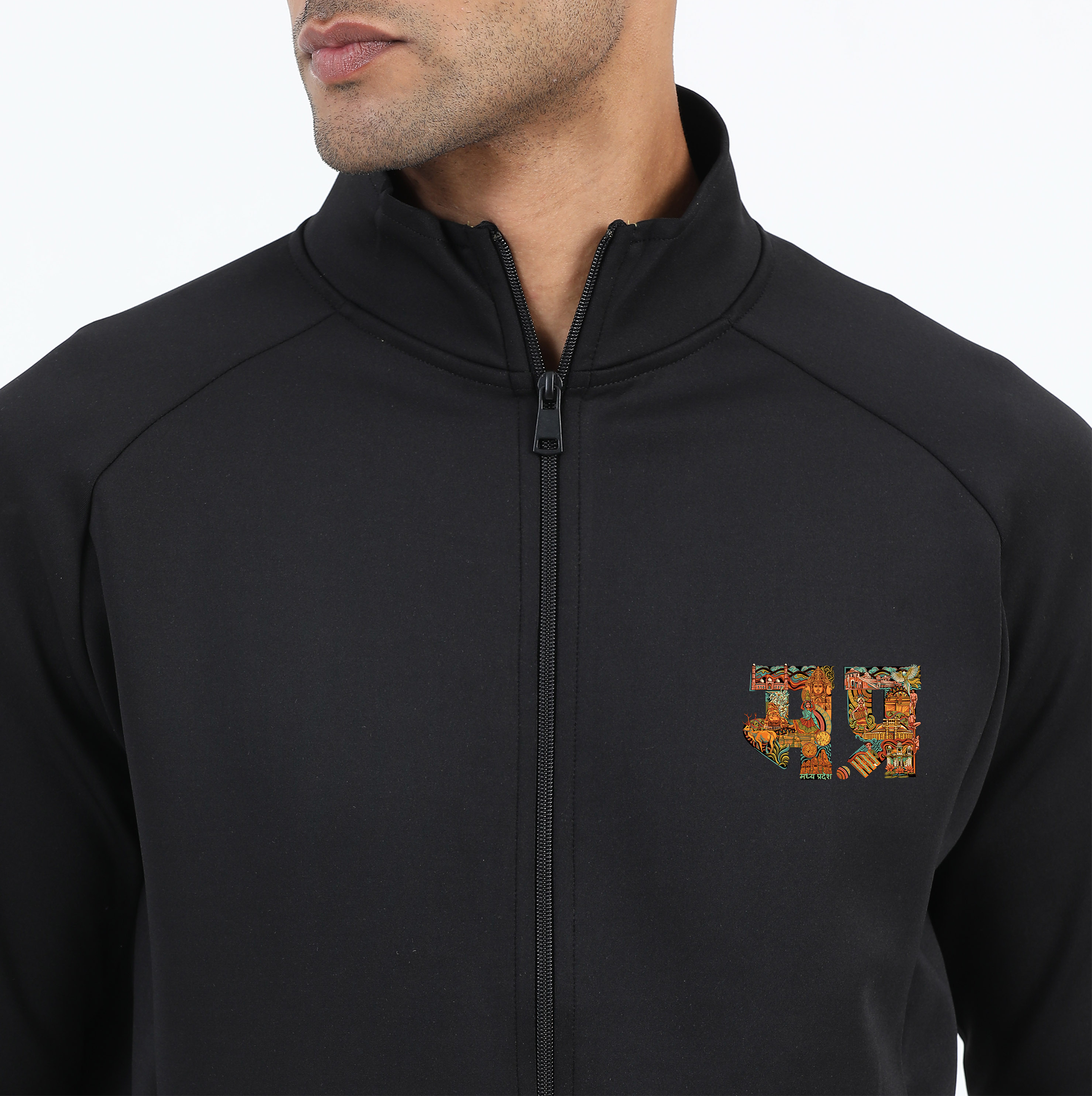 Madhya Pradesh Text Jetsetter Jacket